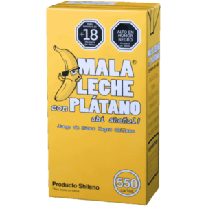 mala leche platano frontal